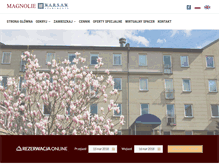 Tablet Screenshot of apartamenty-magnolie.pl